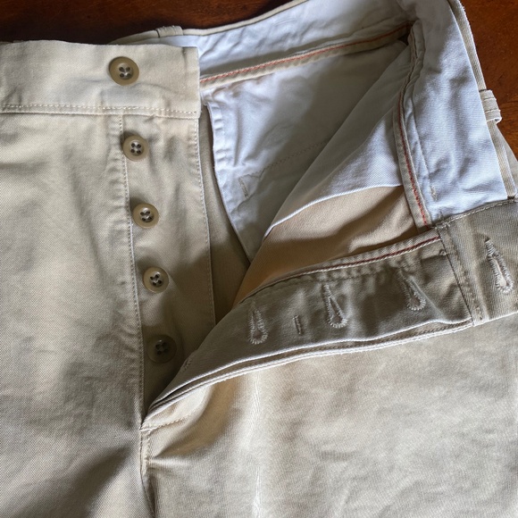 J Crew shorts 9" chino buttonfly khaki  33 - Picture 12 of 16